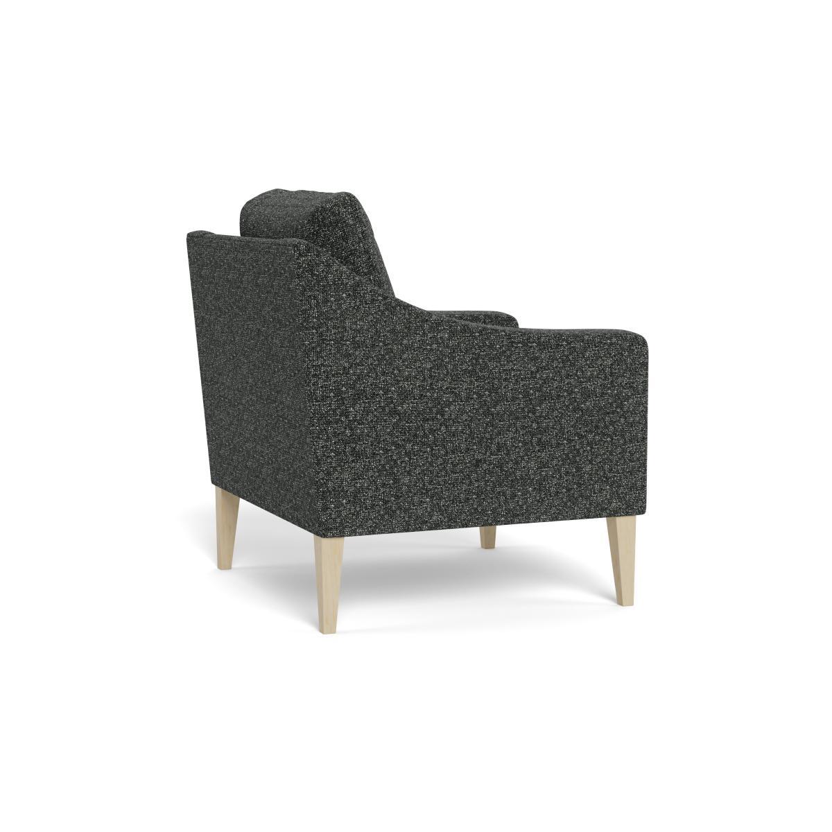 Heal's Richmond Armchair Cotton Grain Black Feet - Heal's UK Furniture – image 4