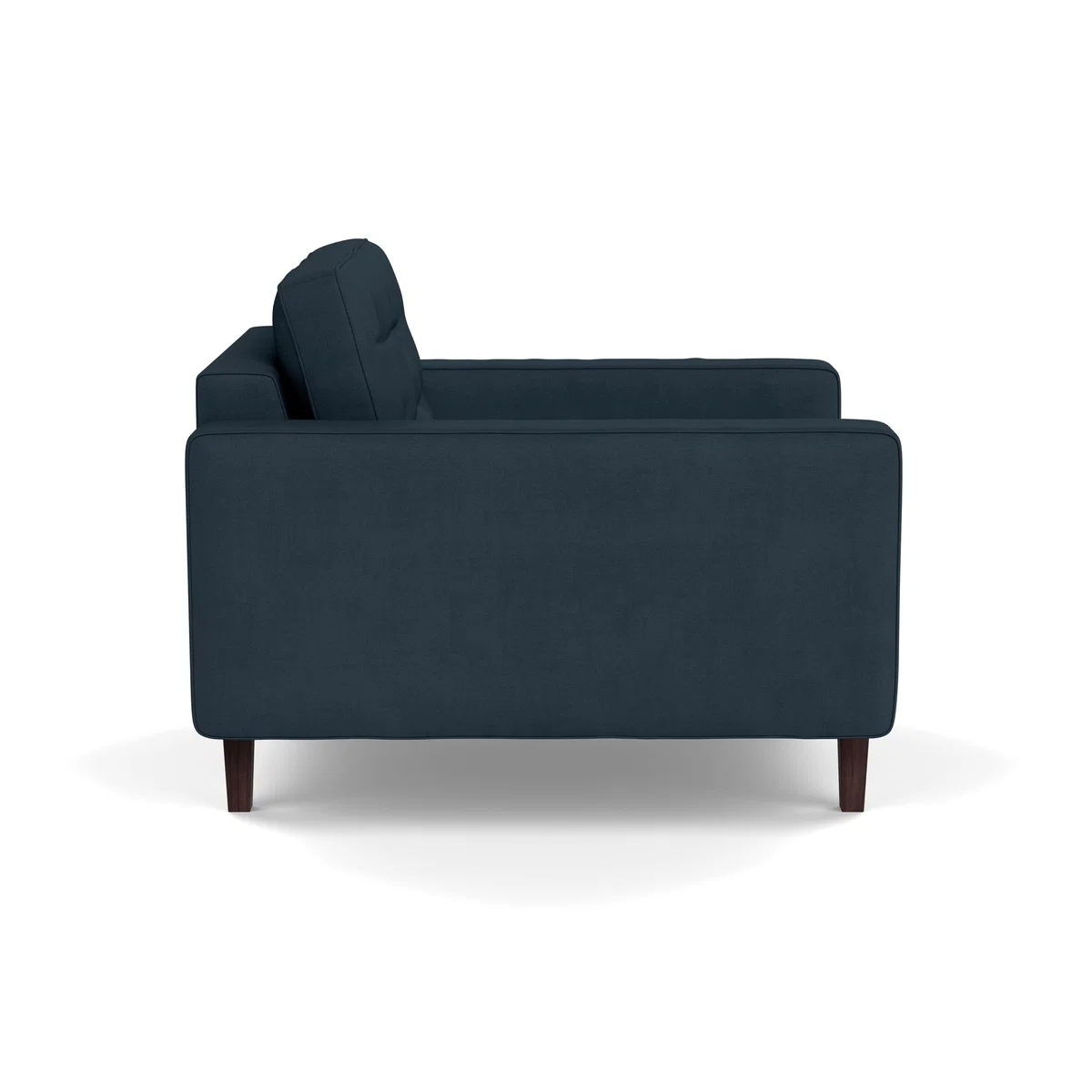 Heal's Hepburn Armchair Siena Cotton Deep Sea Walnut - Heal's UK Furniture – image 3