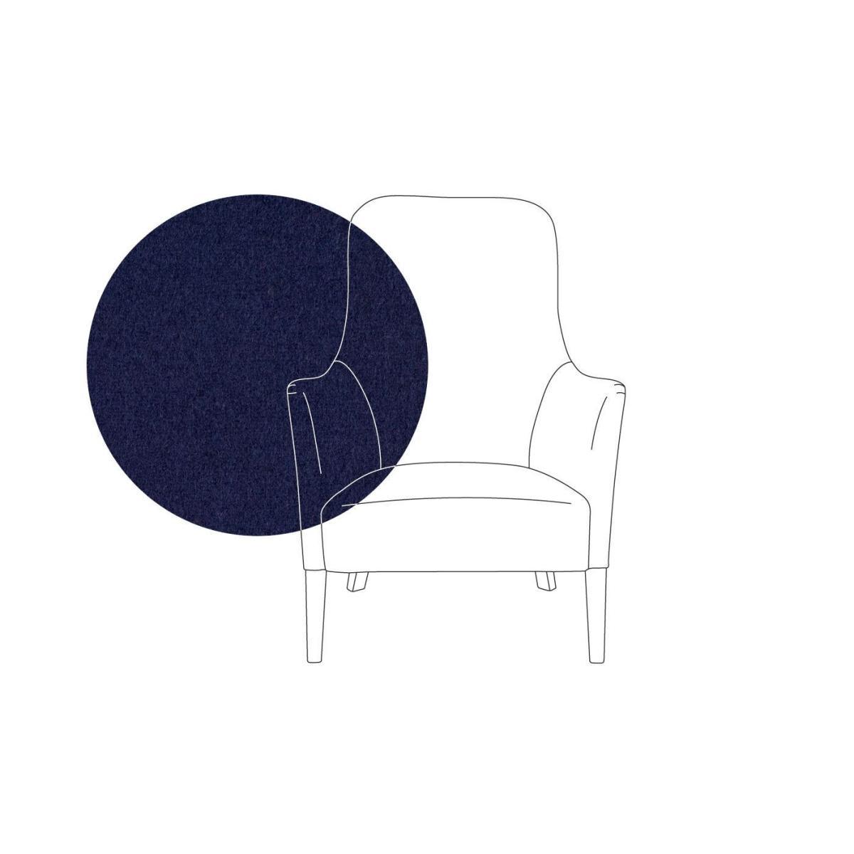 Heal's Pendel Armchair Capelo LinenCotton Inkspot Walnut - Heal's UK Furniture – image 17