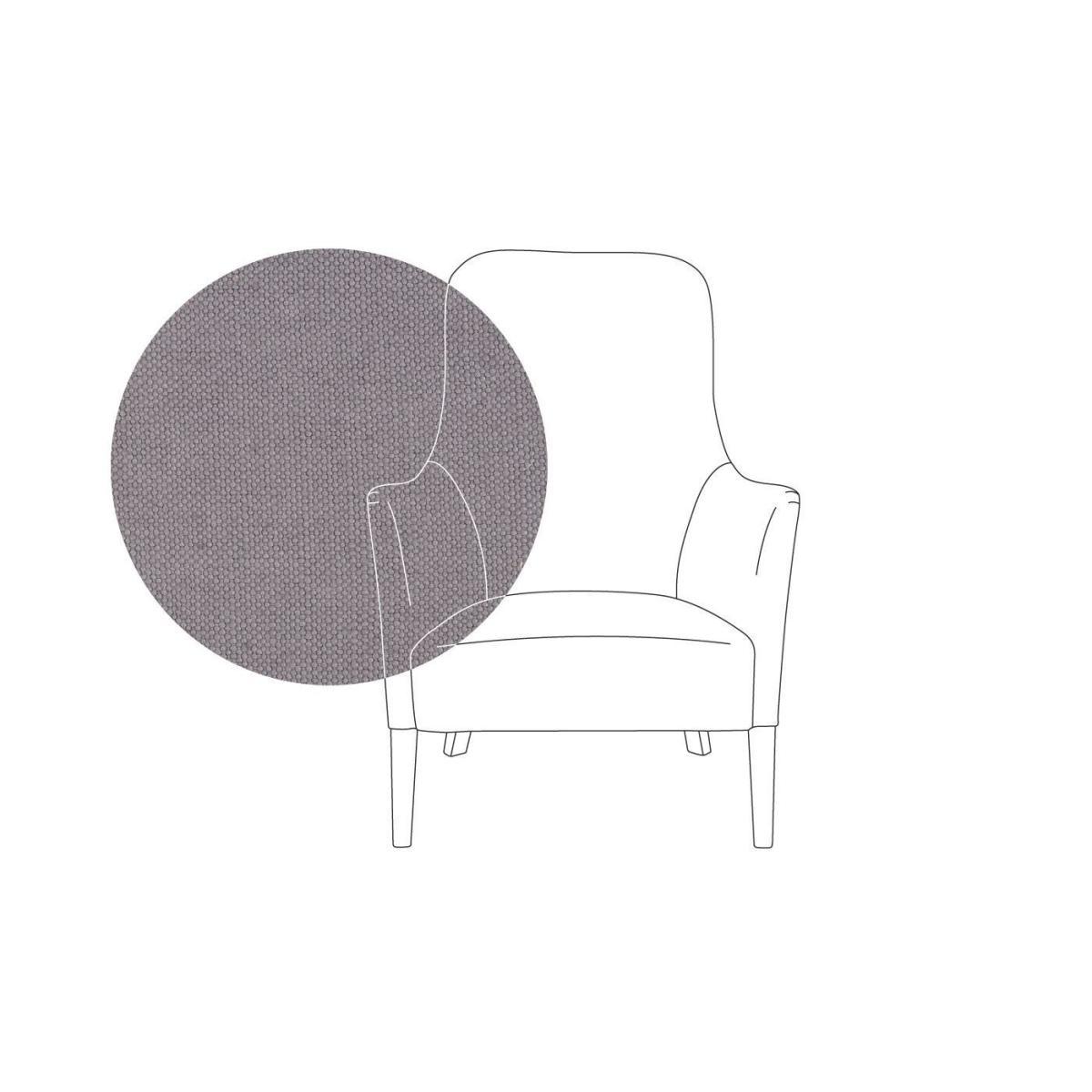 Heal's Pendel Armchair Capelo LinenCotton Inkspot Walnut - Heal's UK Furniture – image 5