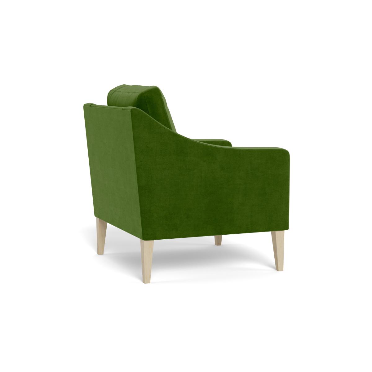 Heal's Richmond Armchair Smart Luxe Velvet Grass Black Feet – image 5