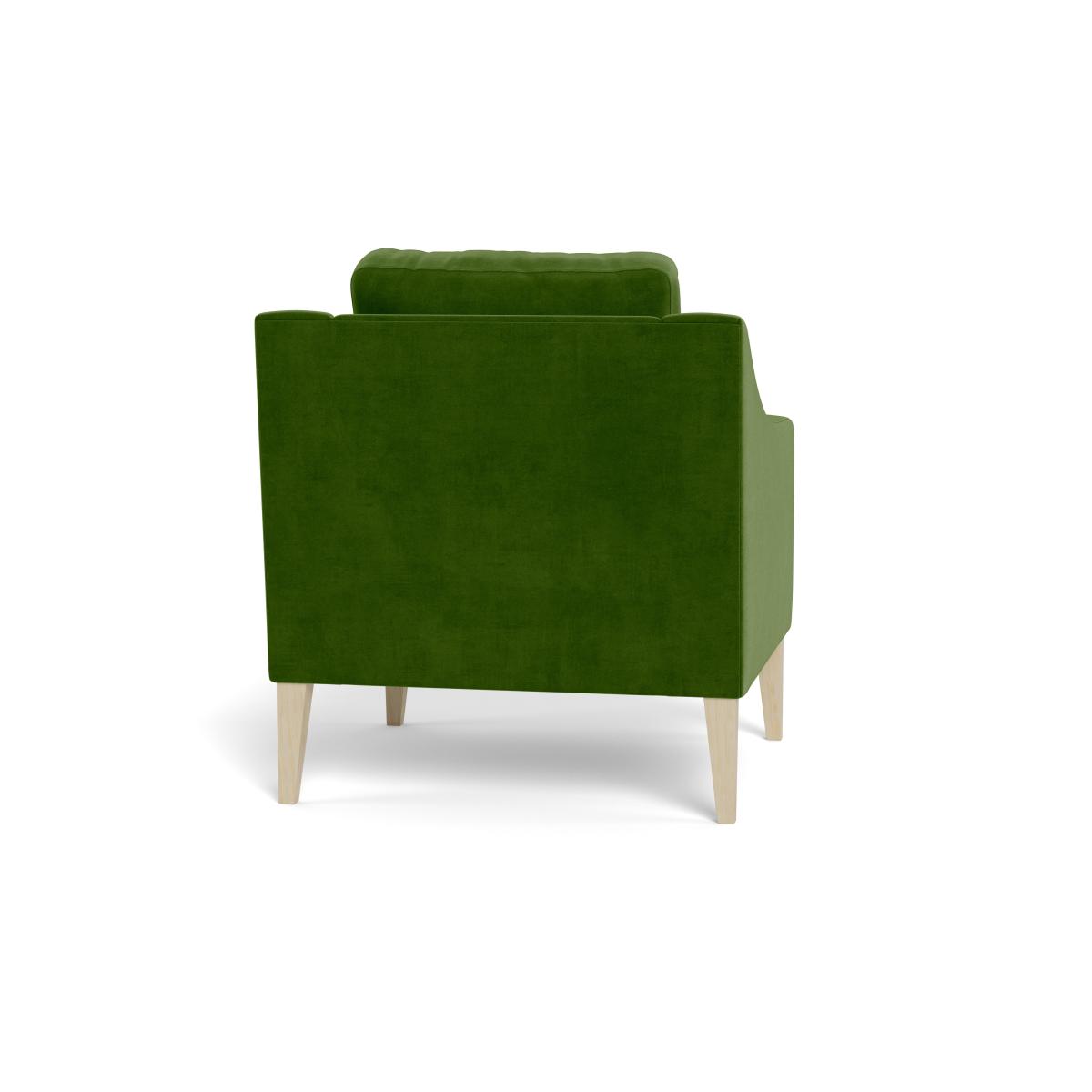 Heal's Richmond Armchair Smart Luxe Velvet Grass Black Feet – image 6