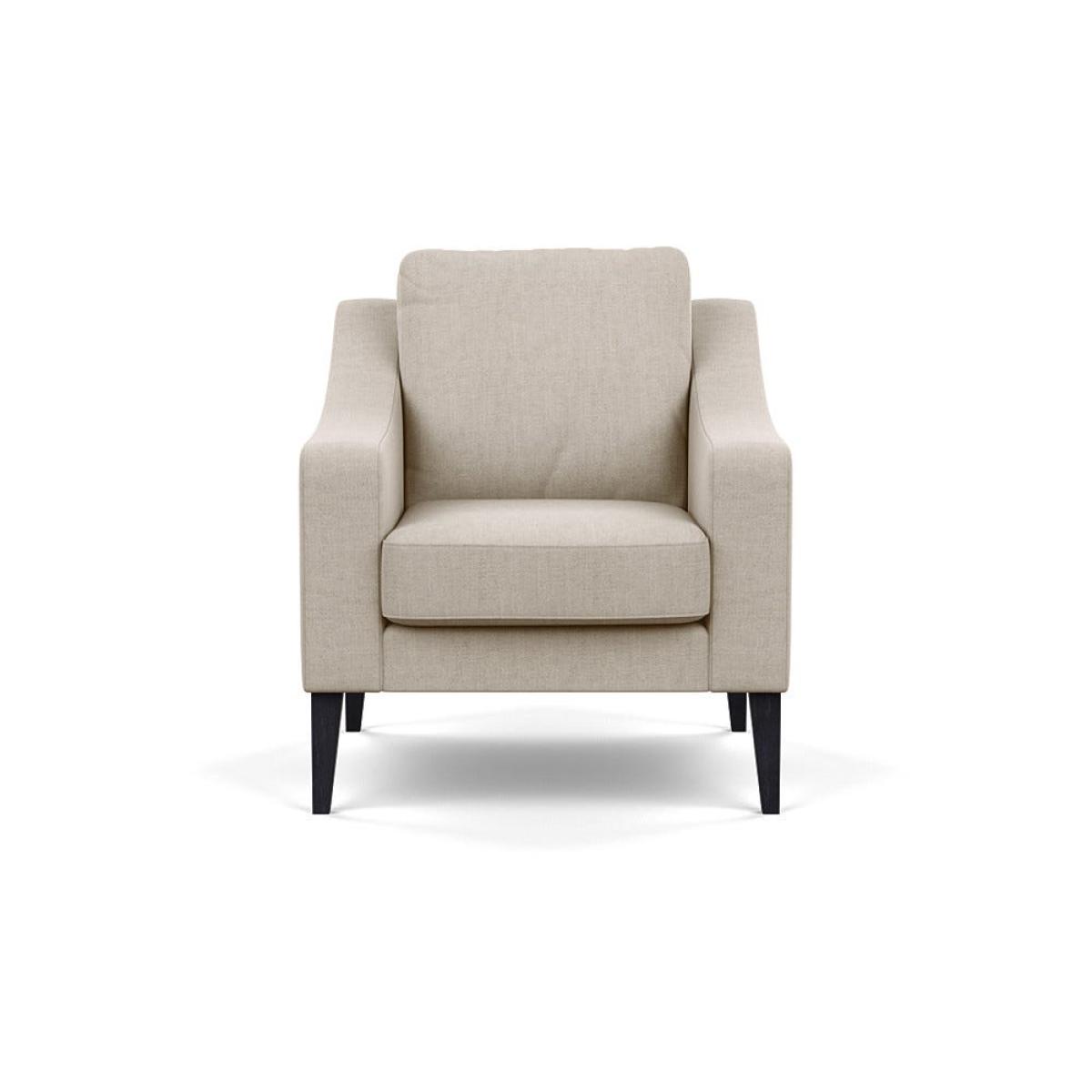 Heal's Richmond Armchair Broad Weave Putty Black Feet – image 2