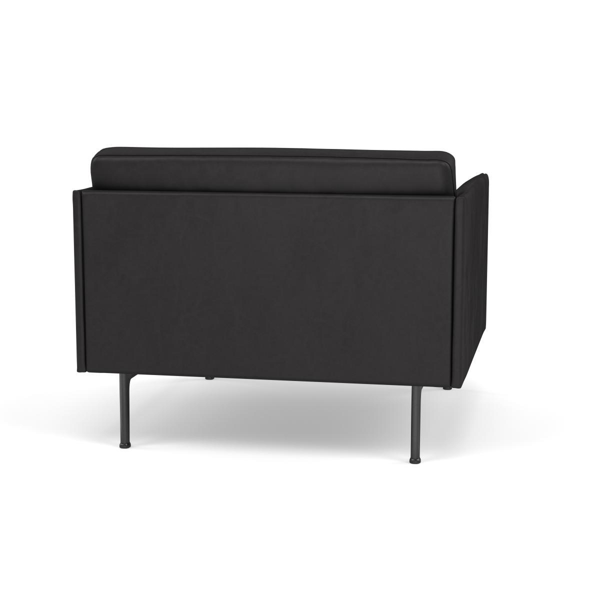 Muuto Outline Armchair Kvadrat Remix Fabric Dark Blue 773 - Heal's UK Furniture – image 5