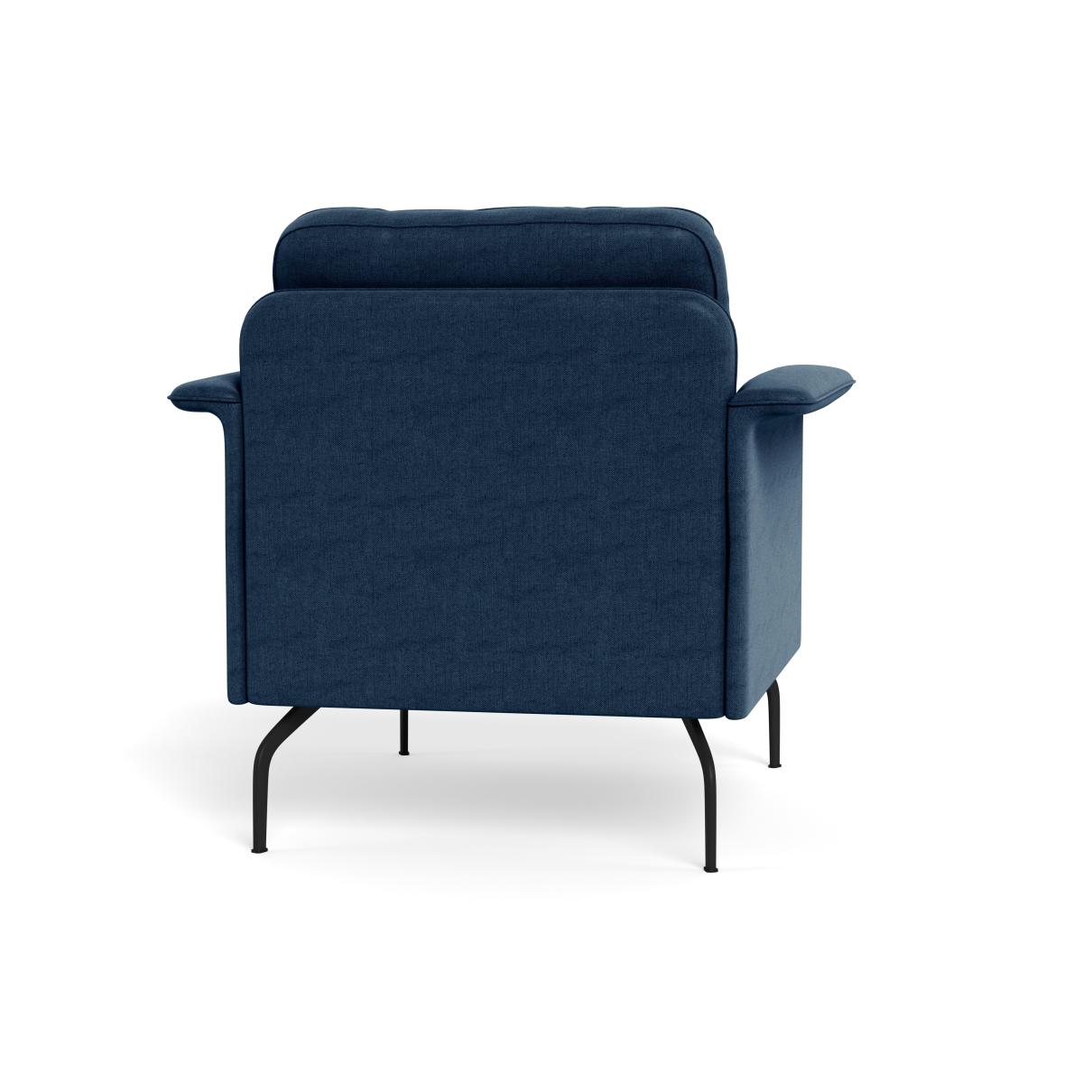 Heal's Iver Armchair Capelo Cotton-Linen Inkspot Black Feet – image 6