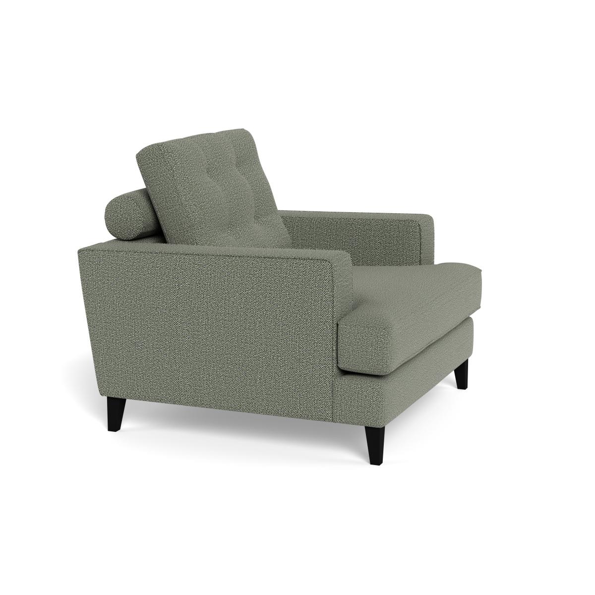 Heal's Mistral Armchair Boucle Tweed Lapis Black Beech Feet – image 2