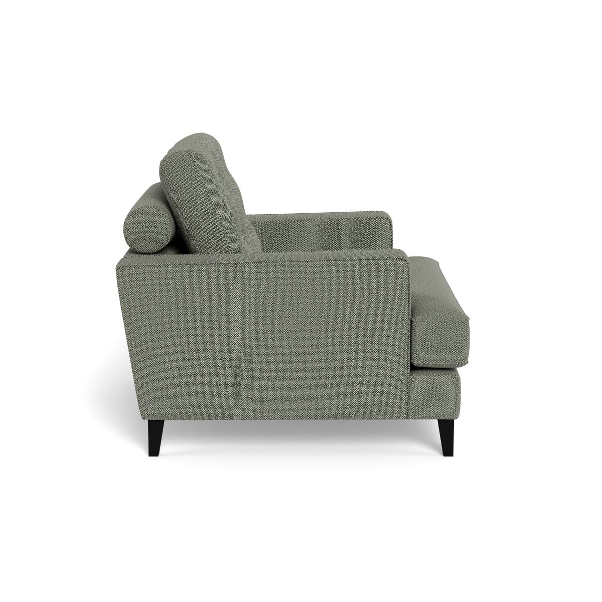 Heal's Mistral Armchair Boucle Tweed Lapis Black Beech Feet – image 3