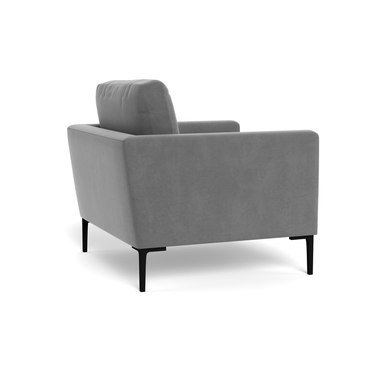 Heal's Eton Armchair Smart Velvet Mercury Brass Feet - Heal's UK Furniture – image 4