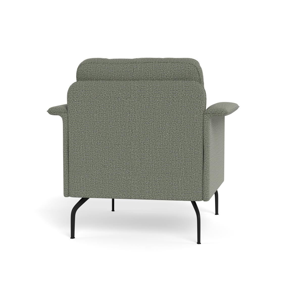 Heal's Iver Armchair Boucle Tweed Lapis Black Feet – image 5