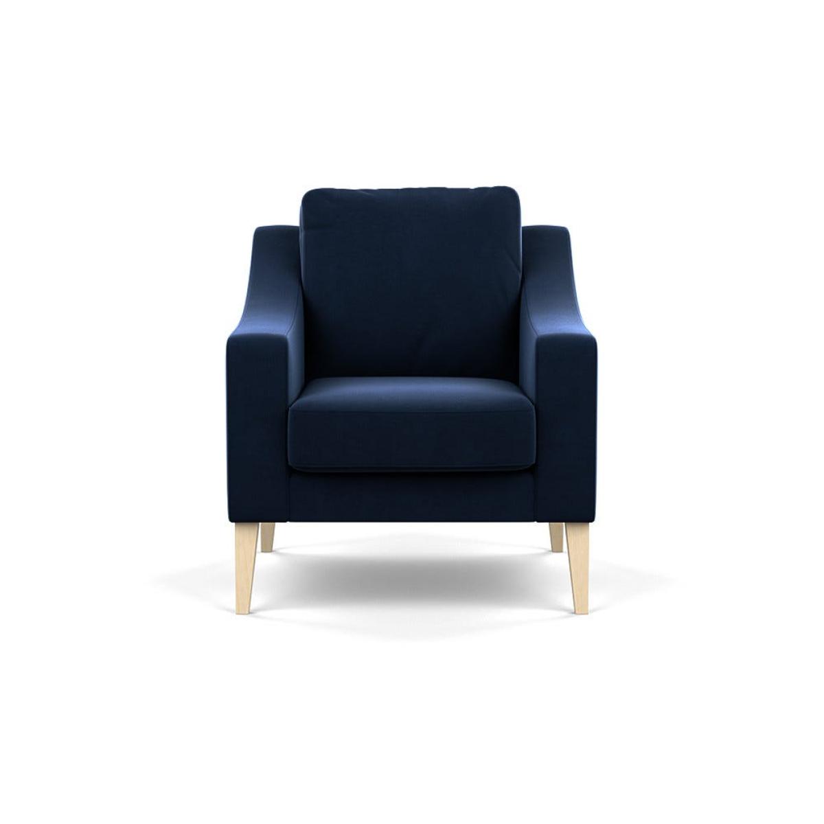 Heal's Richmond Armchair Smart Velvet Dusk Natural Feet – image 2