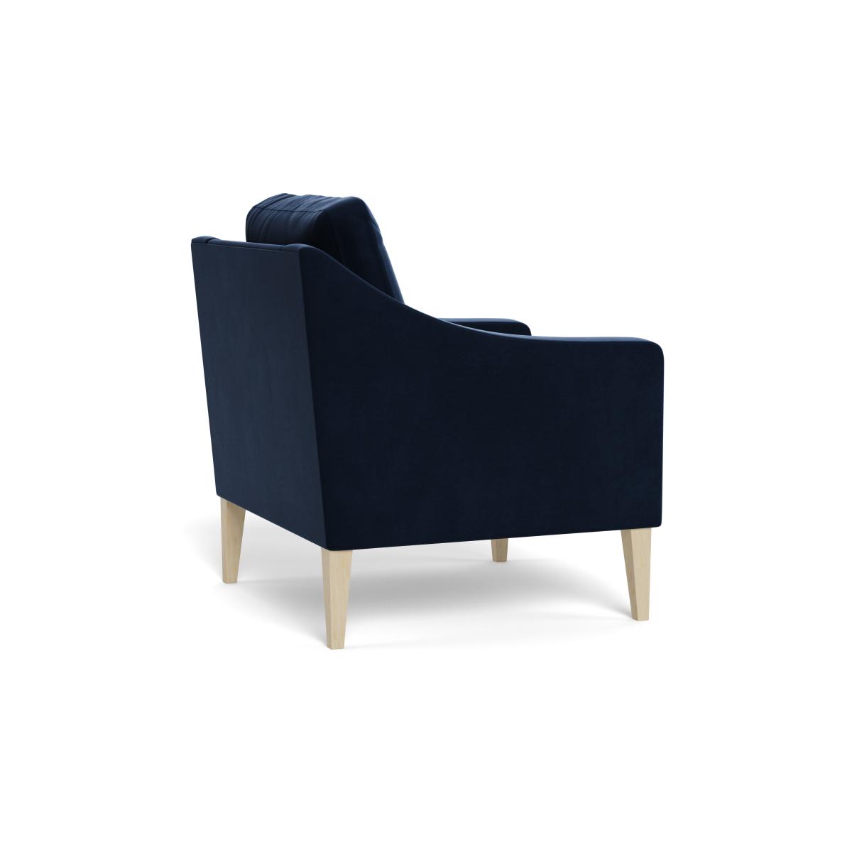Heal's Richmond Armchair Smart Velvet Dusk Natural Feet – image 5
