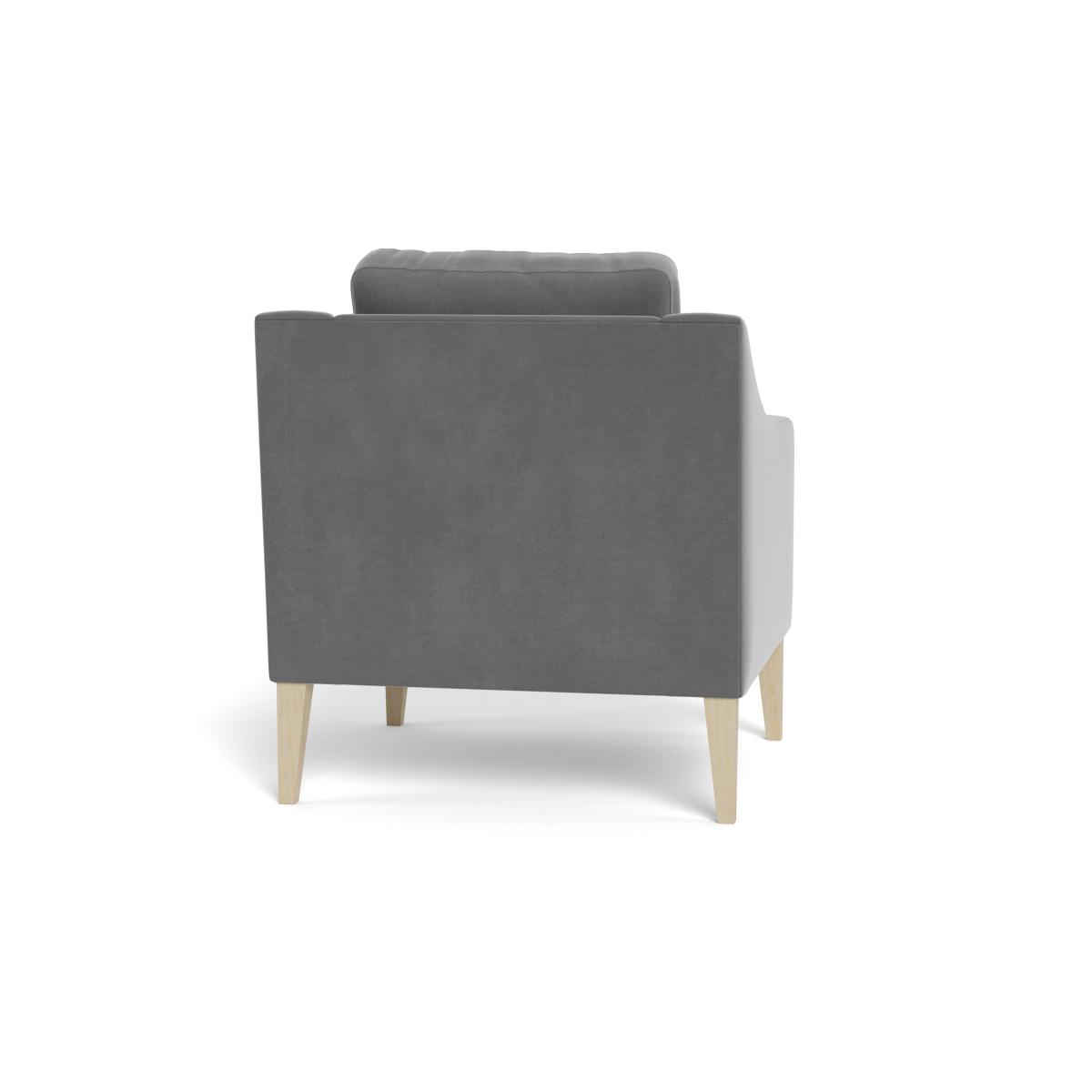 Heal's Richmond Armchair Smart Velvet Mercury Tinted Ash Feet – image 6