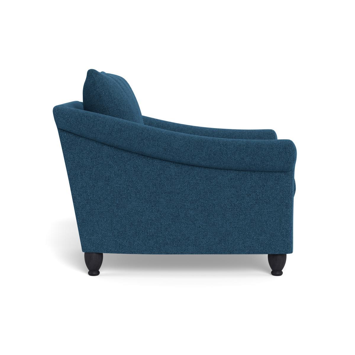 Heal's Devon Armchair Texture Ink Black Stain Beech Feet - Heal's UK Furniture – image 3