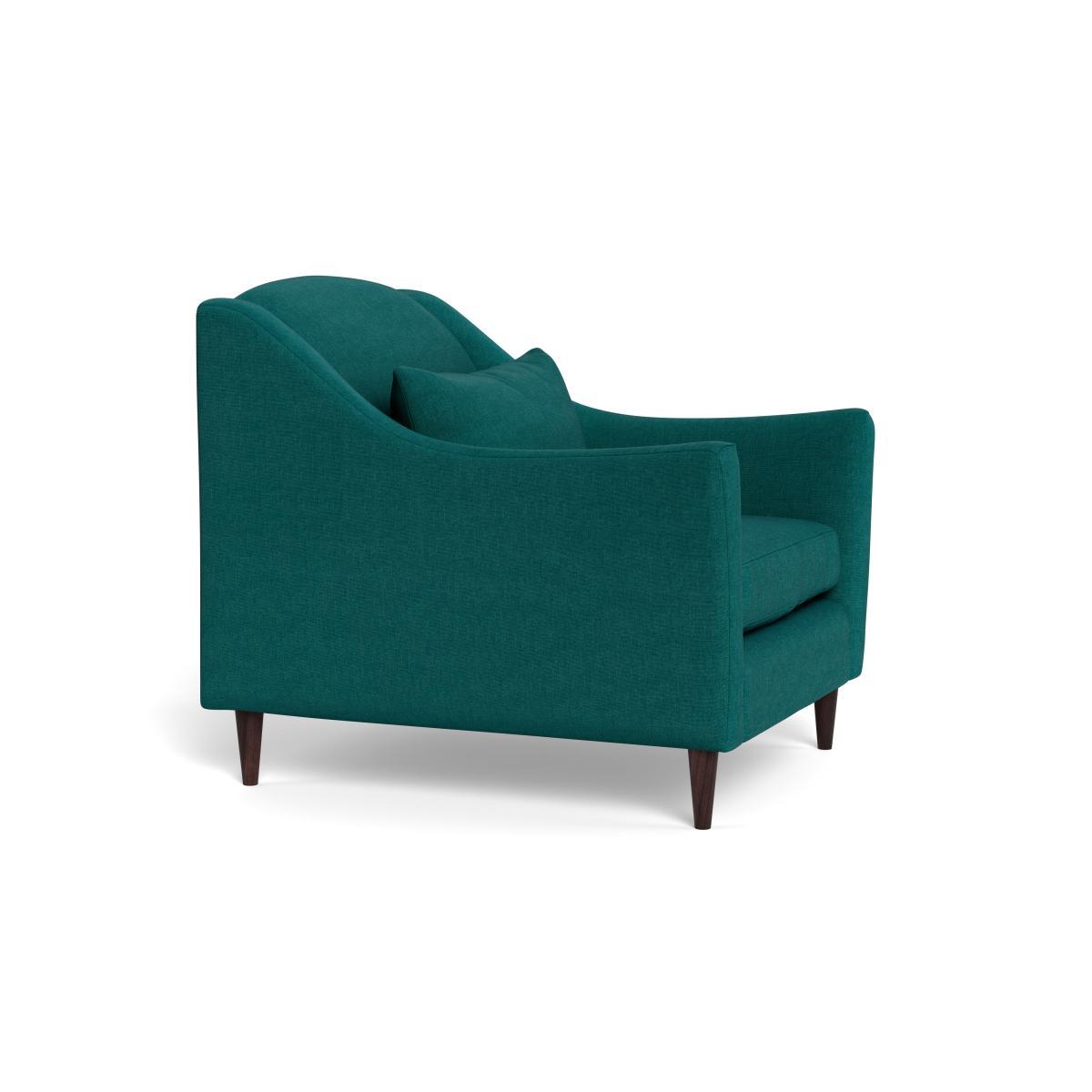 Heal's Somerset Armchair Brushed Cotton Pine Natural Ash Feet - Heal's UK Furniture – image 2