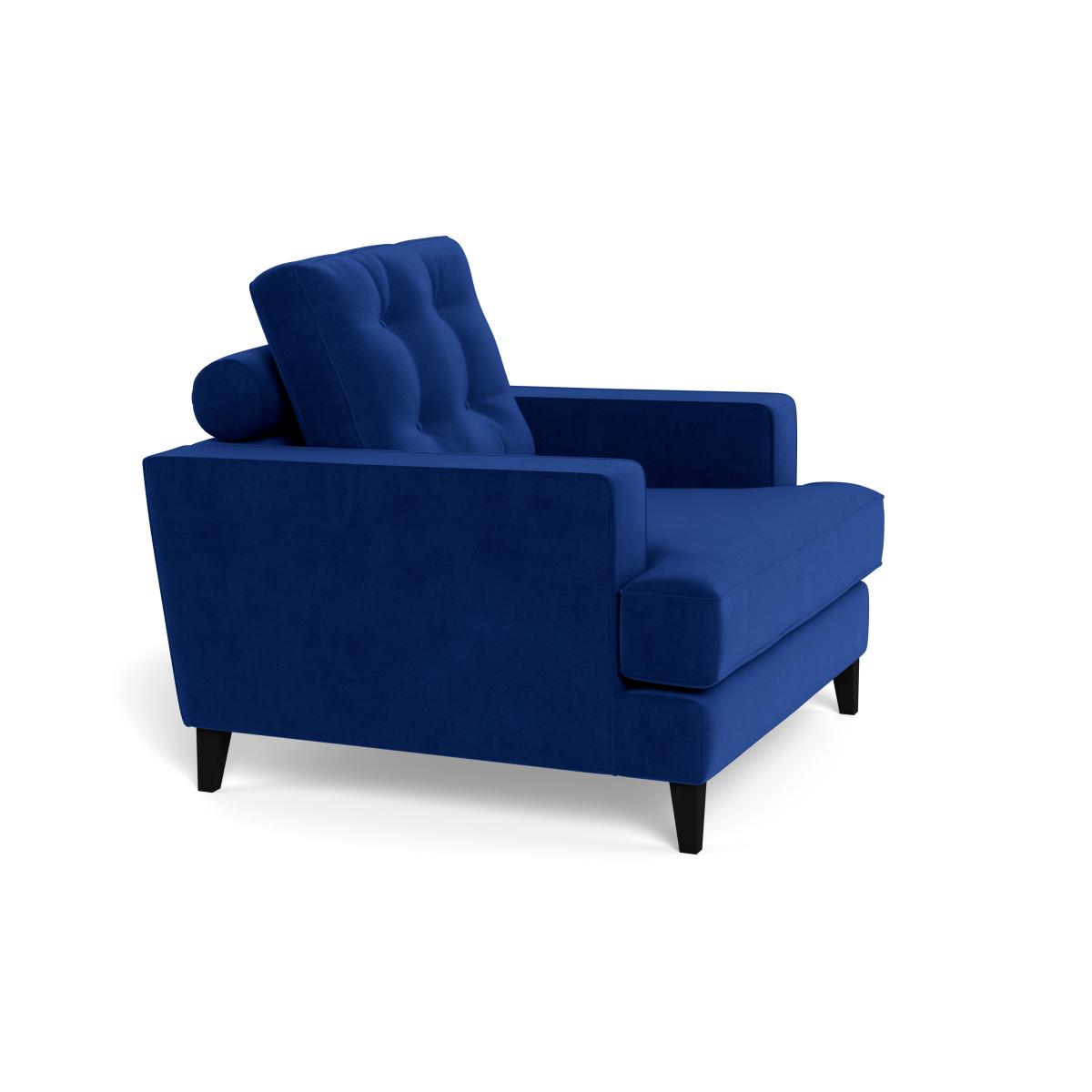 Heal's Mistral Armchair Smart Luxe Velvet Azure Natural Feet – image 3
