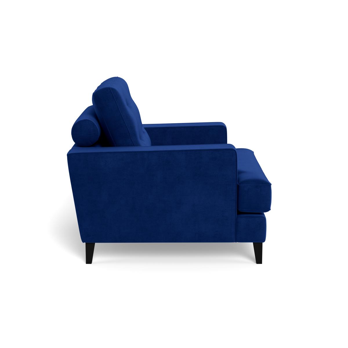 Heal's Mistral Armchair Smart Luxe Velvet Azure Natural Feet – image 4