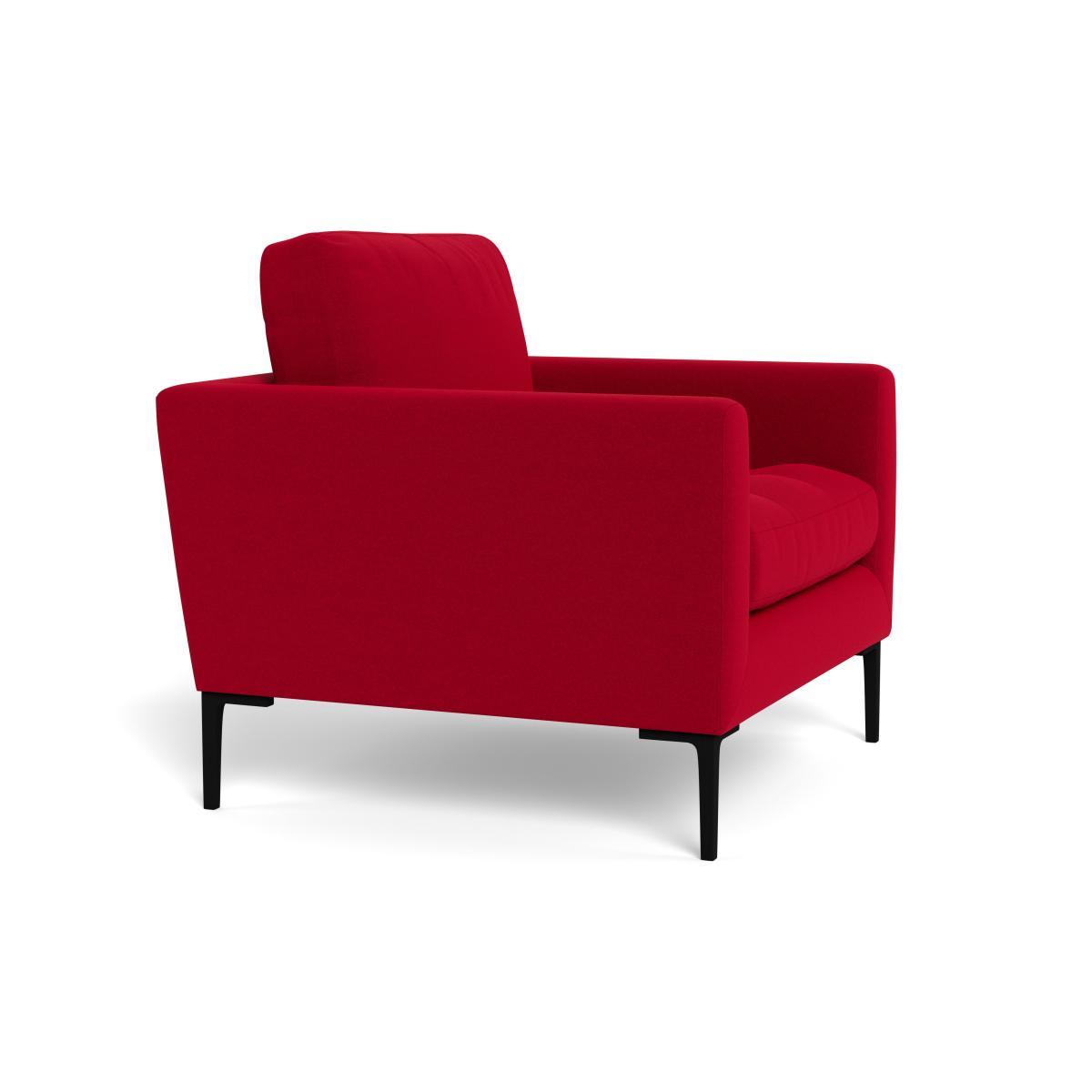 Heal's Eton Armchair Melton Wool Red Oxide Brass Feet - Heal's UK Furniture – image 2