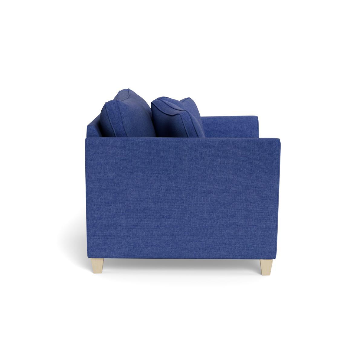 Heal's Torino Loveseat Smart Linen Maroon Natural Ash Feet - Heal's UK Furniture – image 3