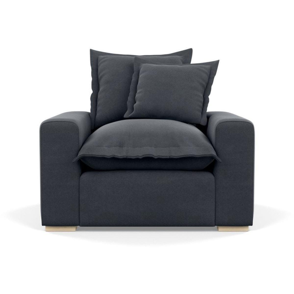 Heal's Brompton Armchair Smart Luxe Velvet Cognac Walnut Stain Feet - Heal's UK Furniture – image 105