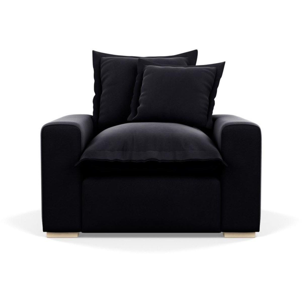 Heal's Brompton Armchair Smart Luxe Velvet Cognac Walnut Stain Feet - Heal's UK Furniture – image 108