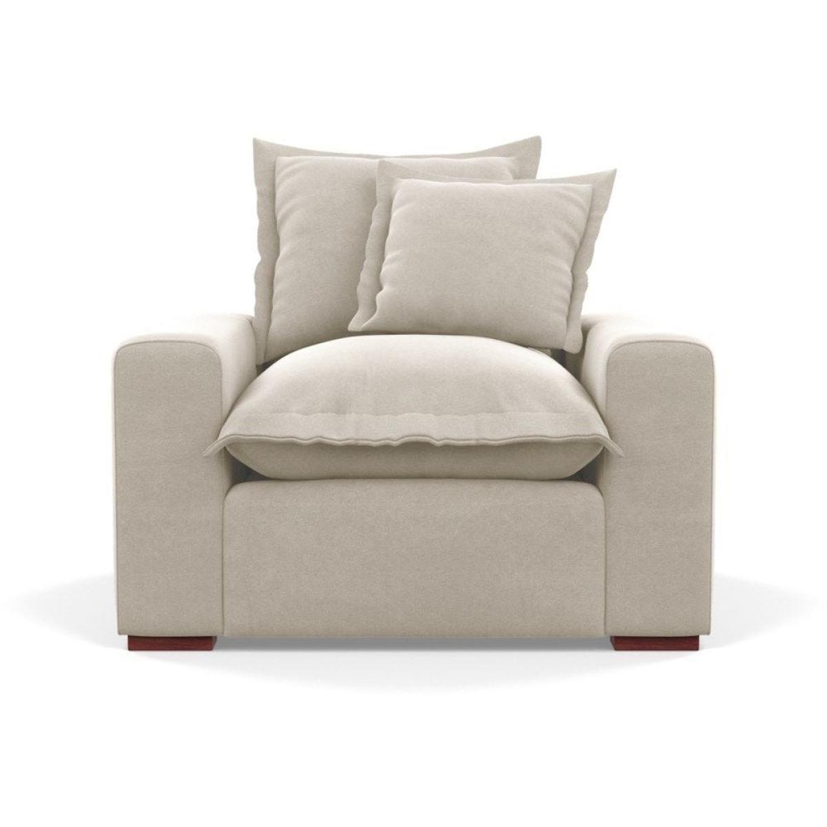 Heal's Brompton Armchair Smart Luxe Velvet Cognac Walnut Stain Feet - Heal's UK Furniture – image 109