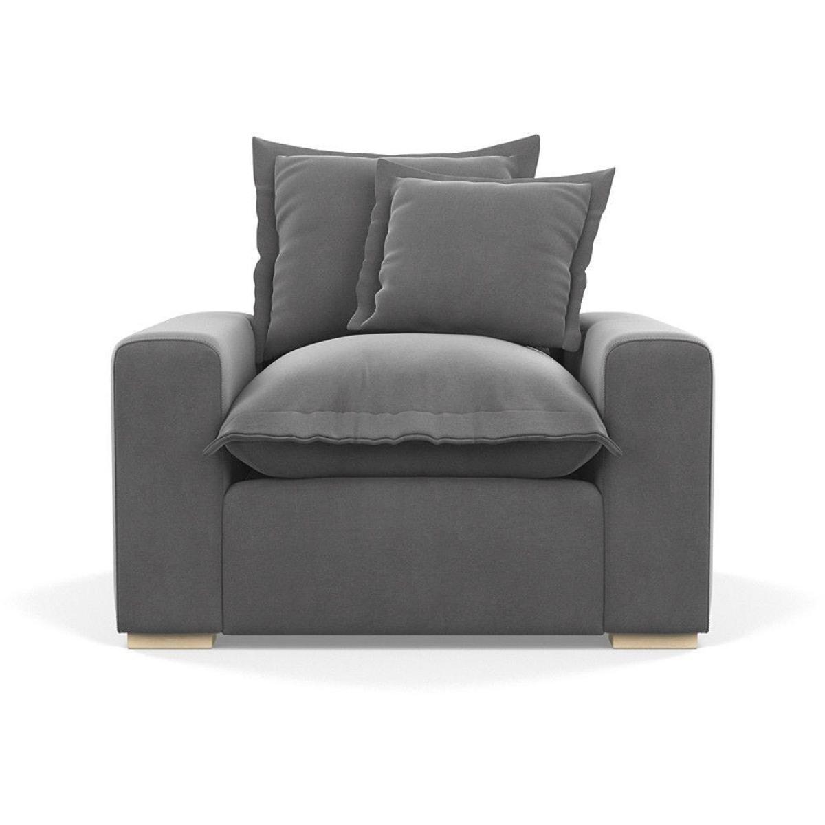 Heal's Brompton Armchair Smart Luxe Velvet Cognac Walnut Stain Feet - Heal's UK Furniture – image 112