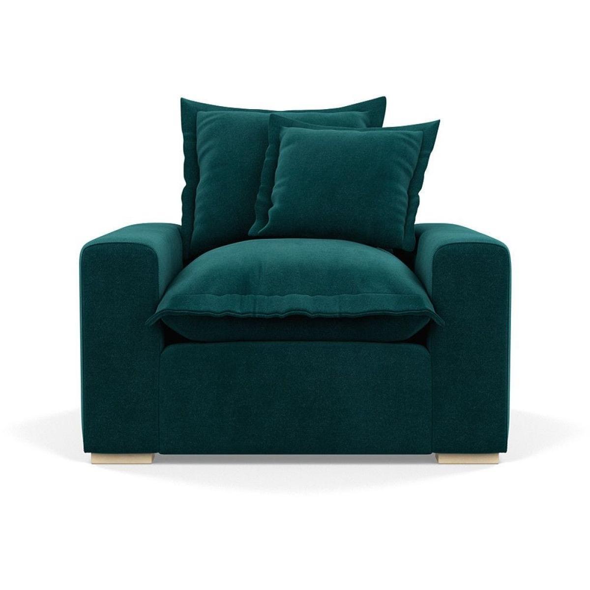 Heal's Brompton Armchair Smart Luxe Velvet Cognac Walnut Stain Feet - Heal's UK Furniture – image 114
