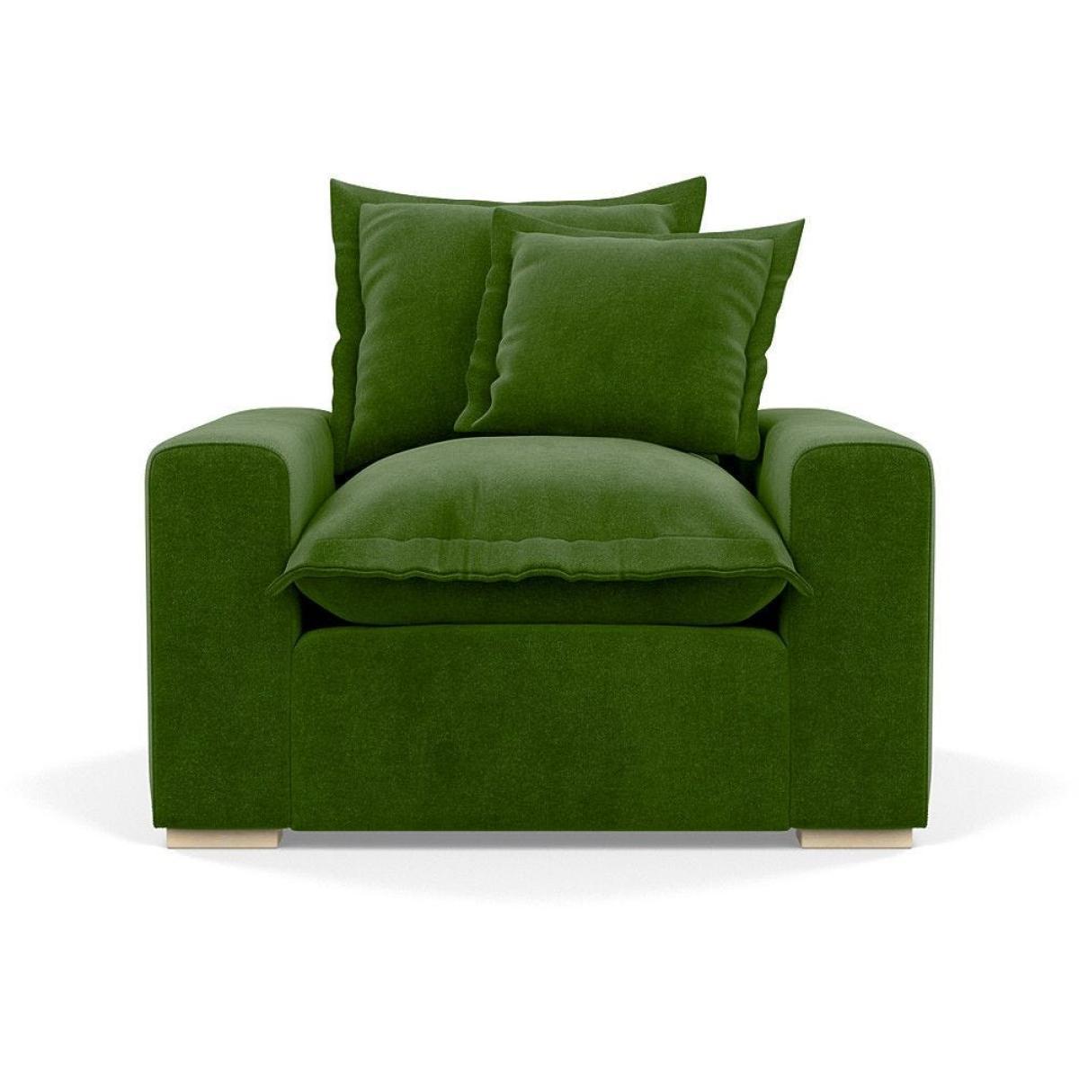 Heal's Brompton Armchair Smart Luxe Velvet Cognac Walnut Stain Feet - Heal's UK Furniture – image 123