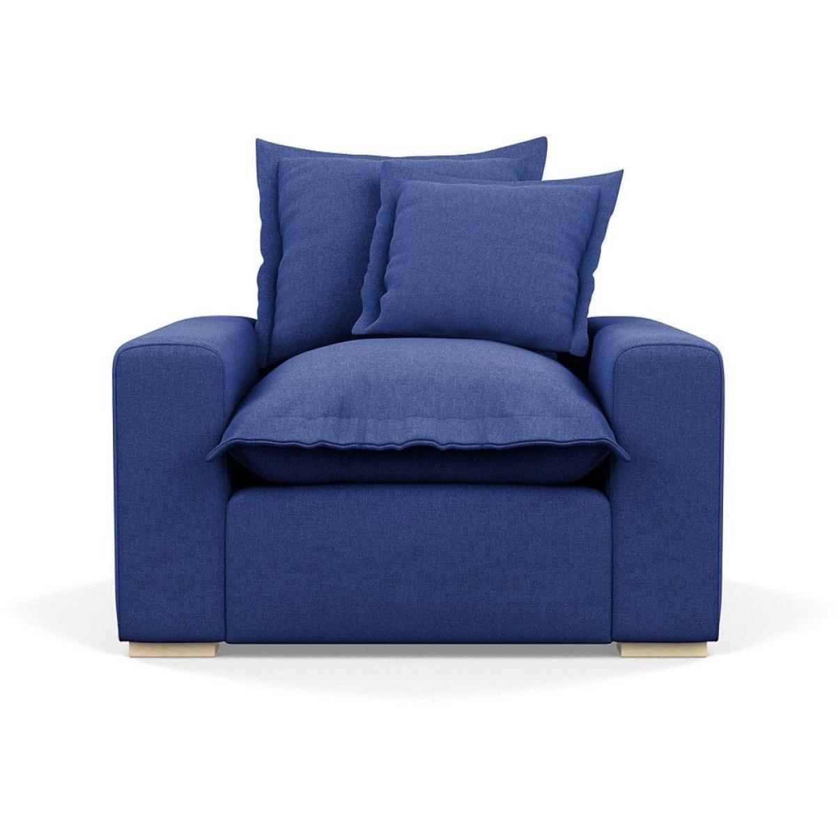 Heal's Brompton Armchair Smart Luxe Velvet Cognac Walnut Stain Feet - Heal's UK Furniture – image 15