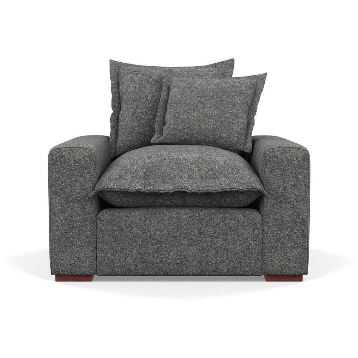 Heal's Brompton Armchair Smart Luxe Velvet Cognac Walnut Stain Feet - Heal's UK Furniture – image 28