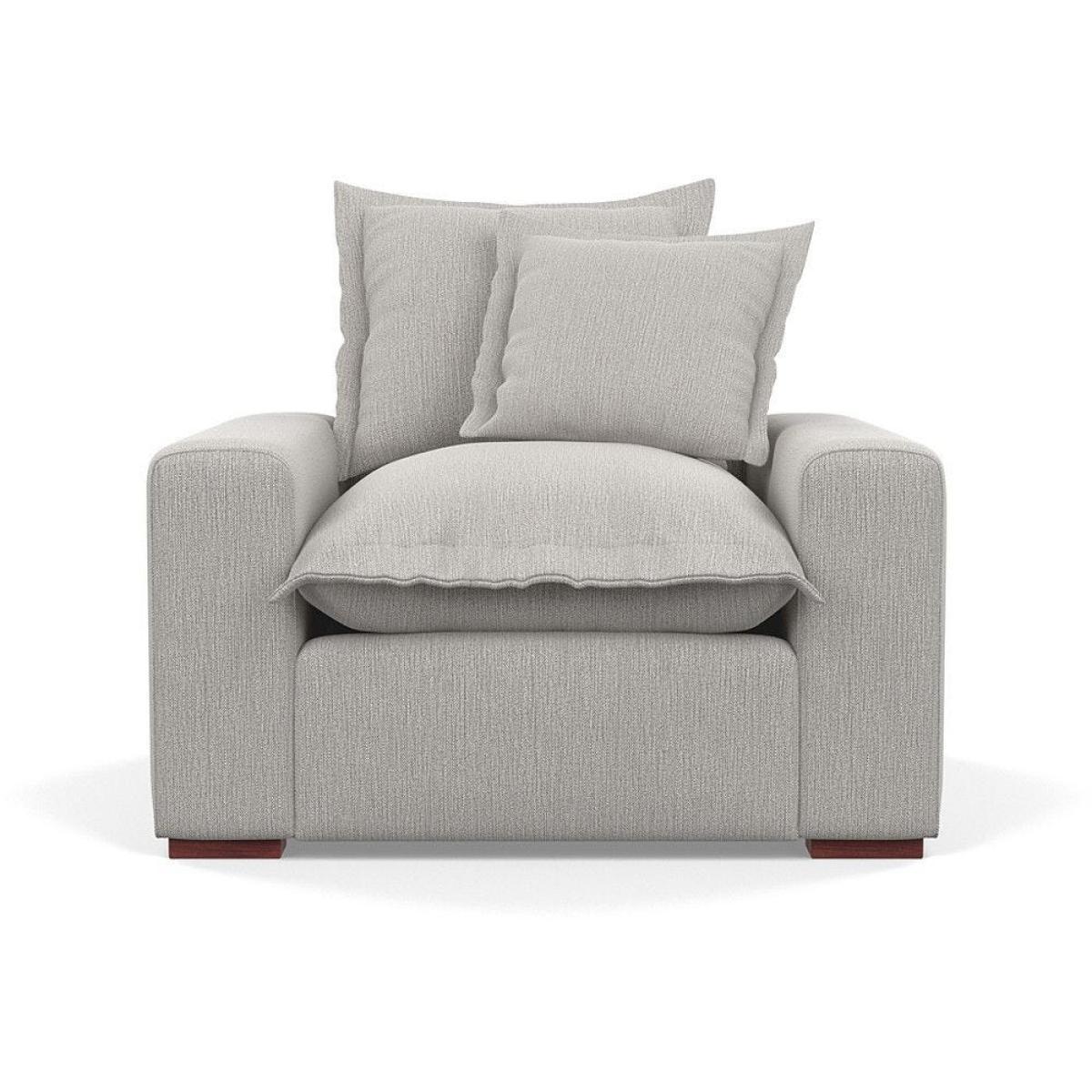Heal's Brompton Armchair Smart Luxe Velvet Cognac Walnut Stain Feet - Heal's UK Furniture – image 29