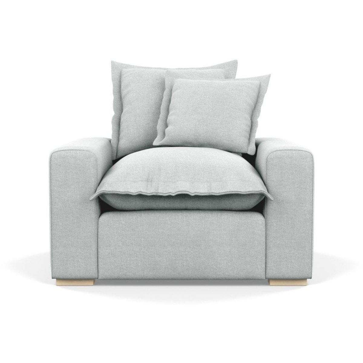 Heal's Brompton Armchair Smart Luxe Velvet Cognac Walnut Stain Feet - Heal's UK Furniture – image 36
