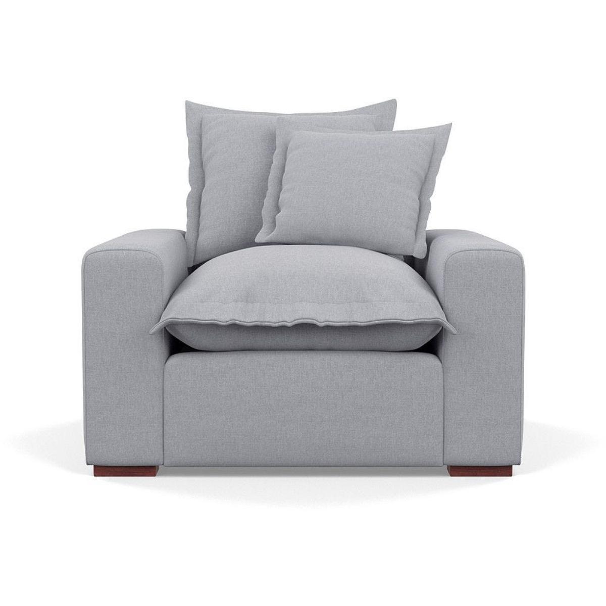 Heal's Brompton Armchair Smart Luxe Velvet Cognac Walnut Stain Feet - Heal's UK Furniture – image 37