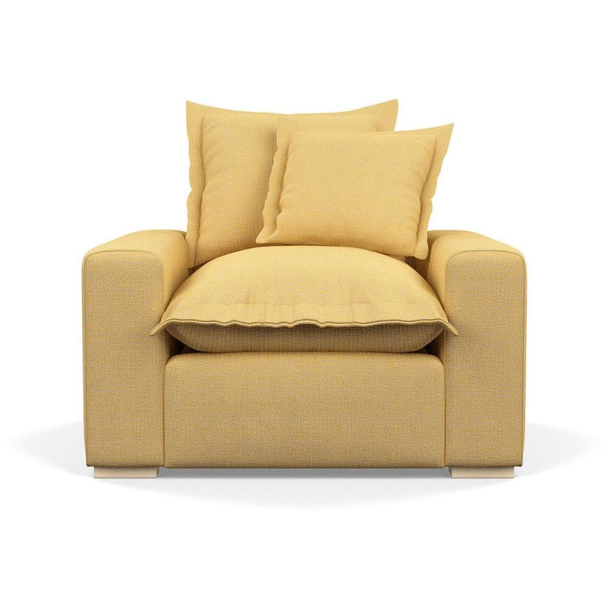 Heal's Brompton Armchair Smart Luxe Velvet Cognac Walnut Stain Feet - Heal's UK Furniture – image 38