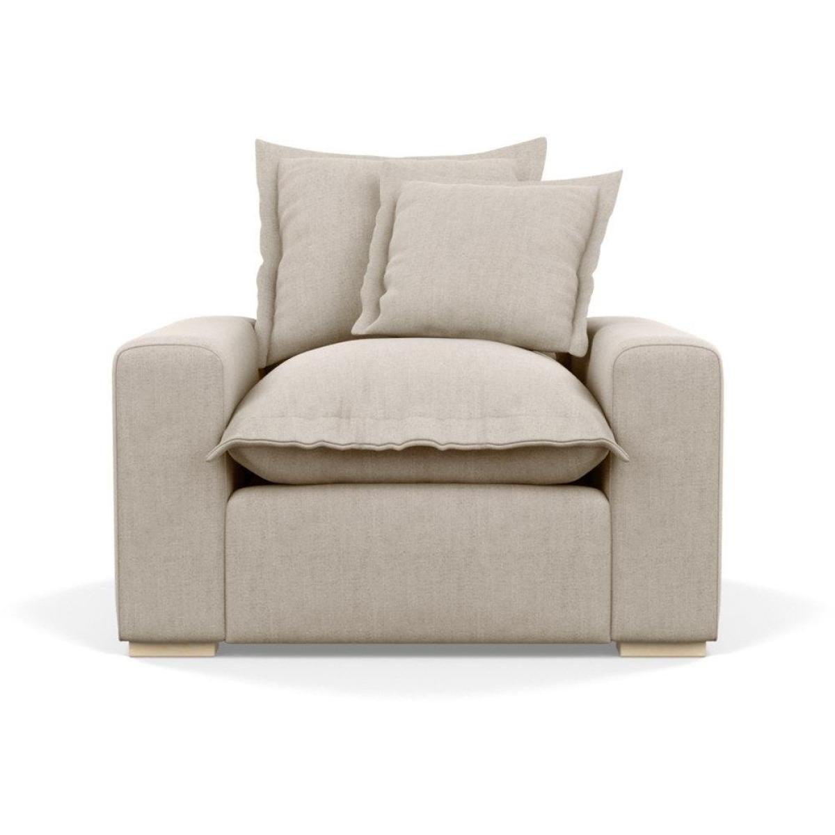 Heal's Brompton Armchair Smart Luxe Velvet Cognac Walnut Stain Feet - Heal's UK Furniture – image 45
