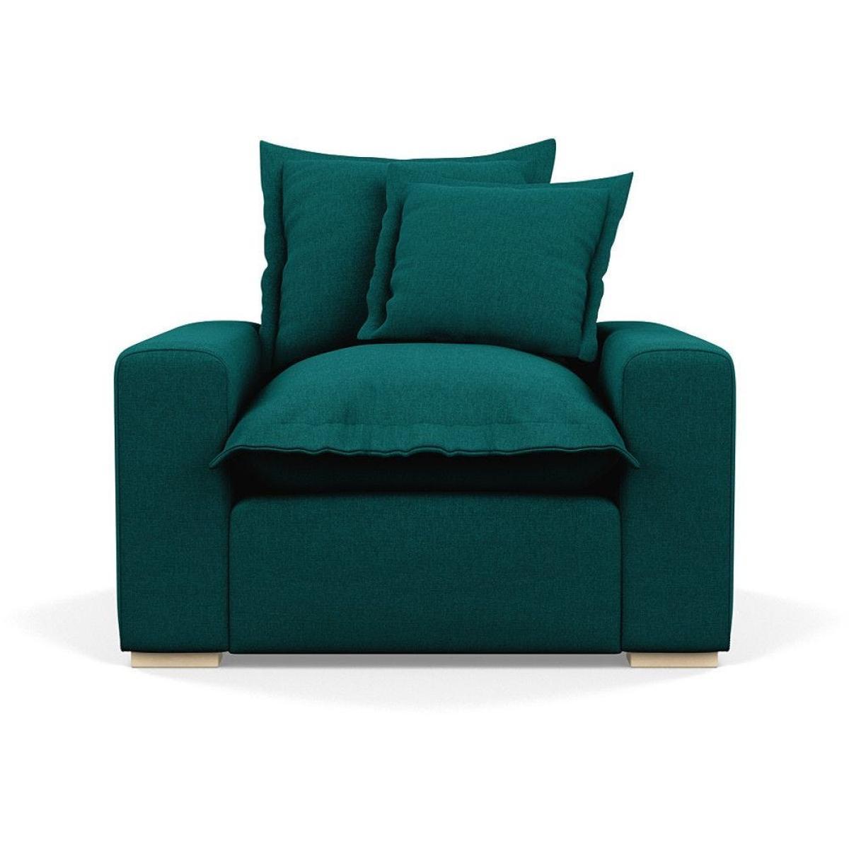 Heal's Brompton Armchair Smart Luxe Velvet Cognac Walnut Stain Feet - Heal's UK Furniture – image 46