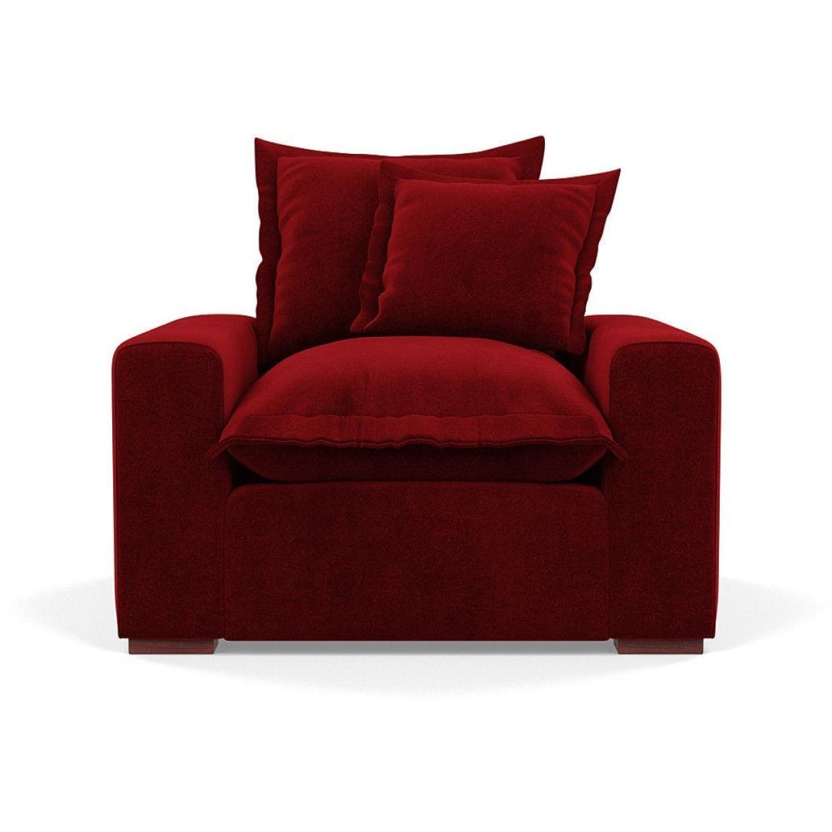 Heal's Brompton Armchair Smart Luxe Velvet Cognac Walnut Stain Feet - Heal's UK Furniture – image 52
