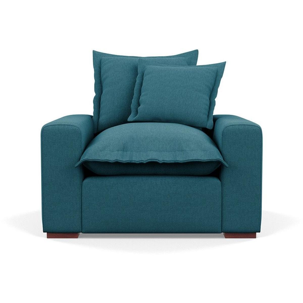 Heal's Brompton Armchair Smart Luxe Velvet Cognac Walnut Stain Feet - Heal's UK Furniture – image 57