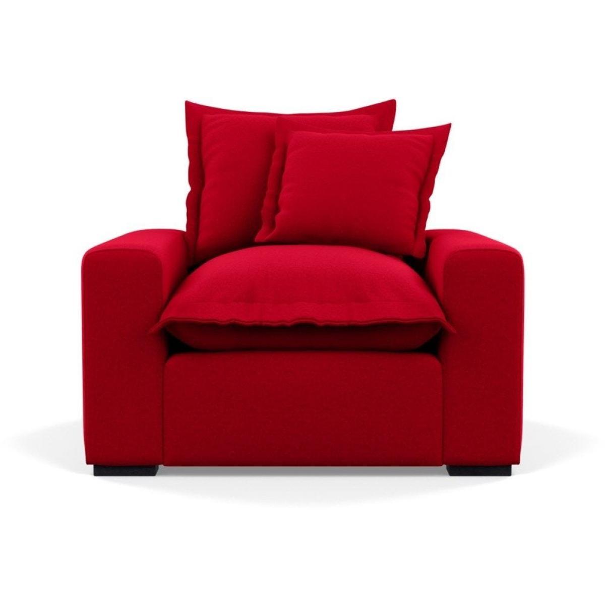 Heal's Brompton Armchair Smart Luxe Velvet Cognac Walnut Stain Feet - Heal's UK Furniture – image 7