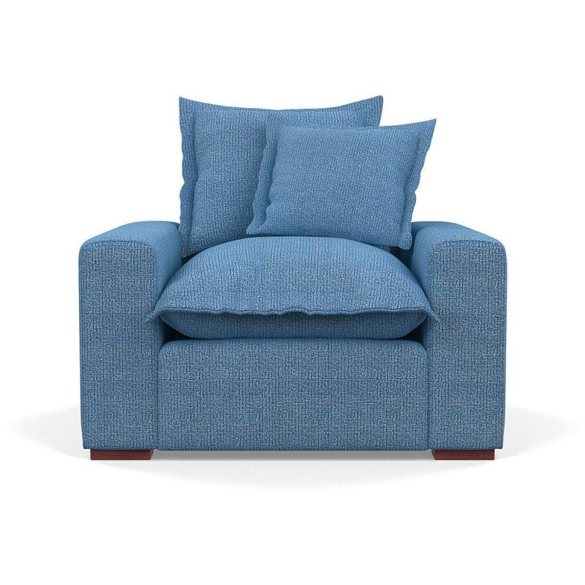 Heal's Brompton Armchair Smart Luxe Velvet Cognac Walnut Stain Feet - Heal's UK Furniture – image 69