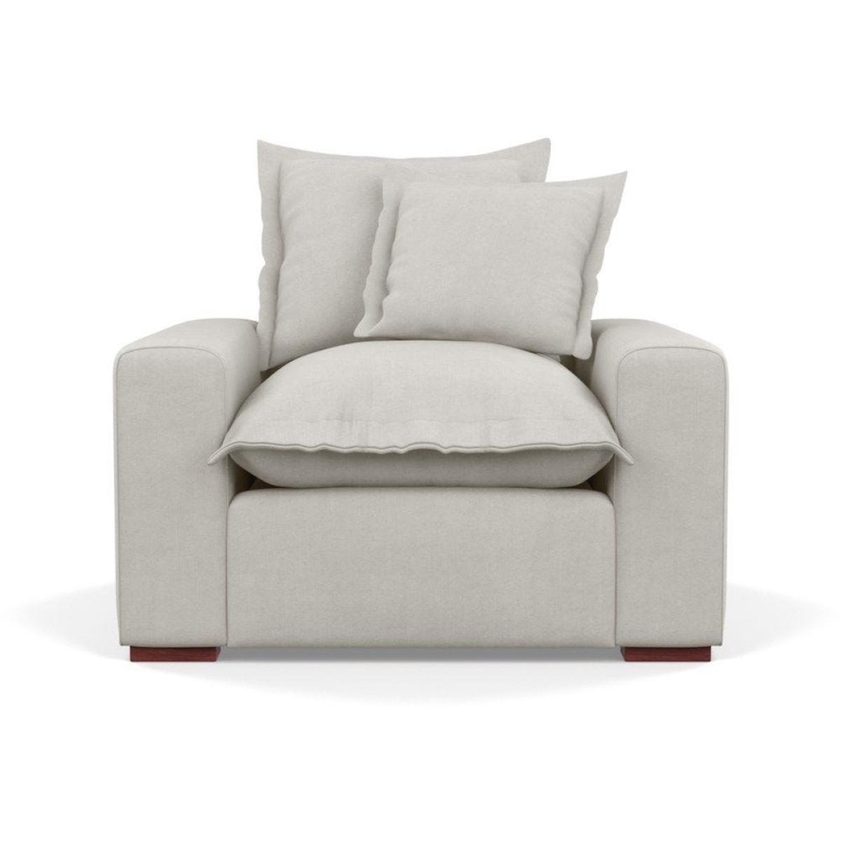 Heal's Brompton Armchair Smart Luxe Velvet Cognac Walnut Stain Feet - Heal's UK Furniture – image 73