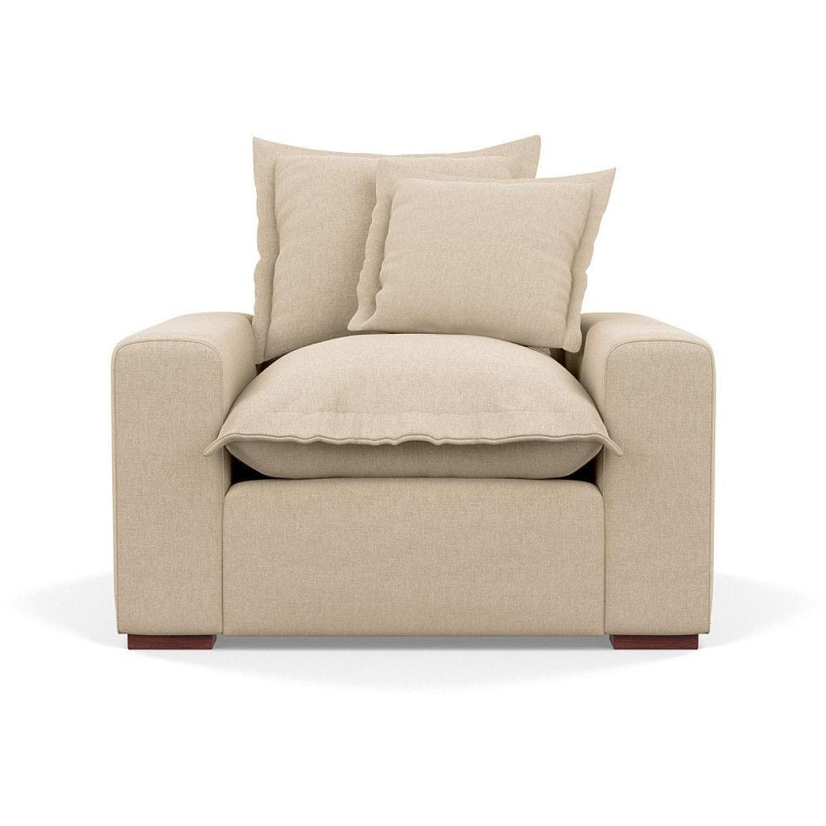 Heal's Brompton Armchair Smart Luxe Velvet Cognac Walnut Stain Feet - Heal's UK Furniture – image 78