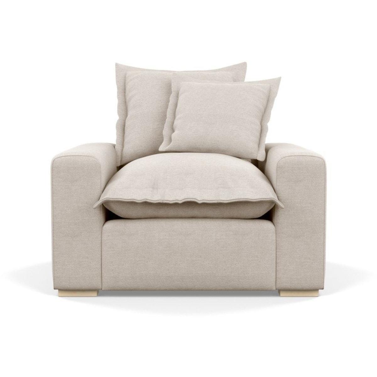 Heal's Brompton Armchair Smart Luxe Velvet Cognac Walnut Stain Feet - Heal's UK Furniture – image 82