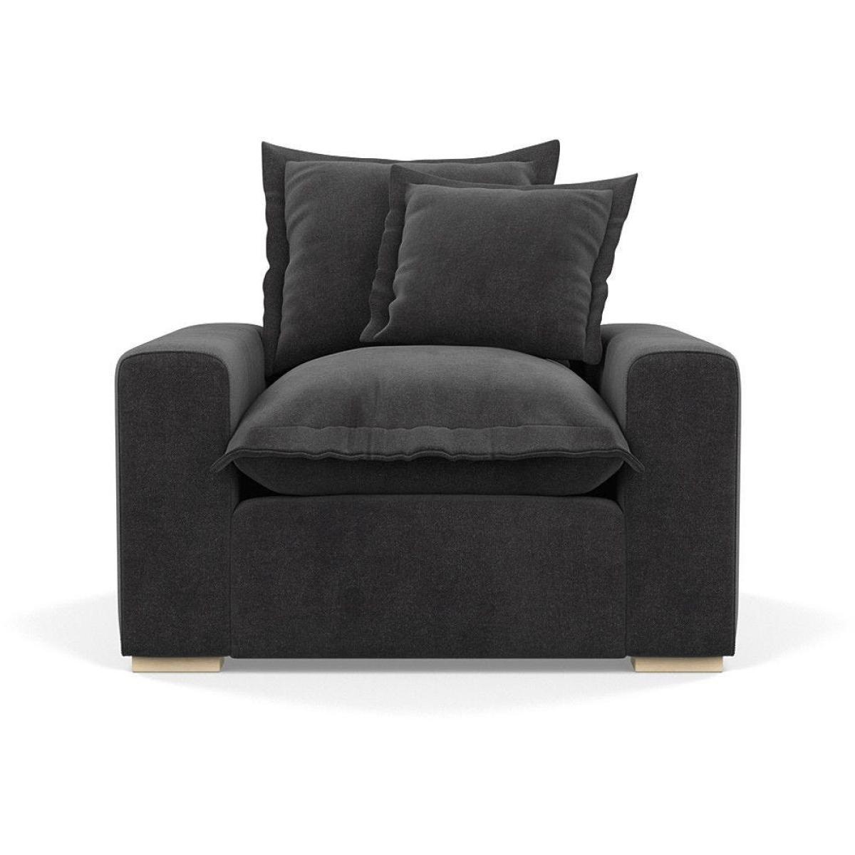 Heal's Brompton Armchair Smart Luxe Velvet Cognac Walnut Stain Feet - Heal's UK Furniture – image 89
