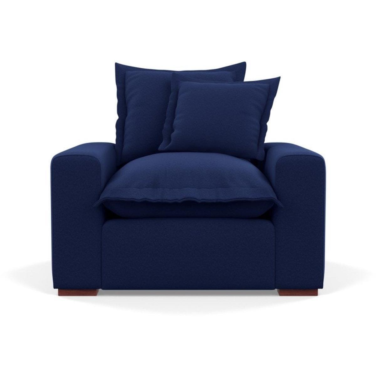 Heal's Brompton Armchair Smart Luxe Velvet Cognac Walnut Stain Feet - Heal's UK Furniture – image 92