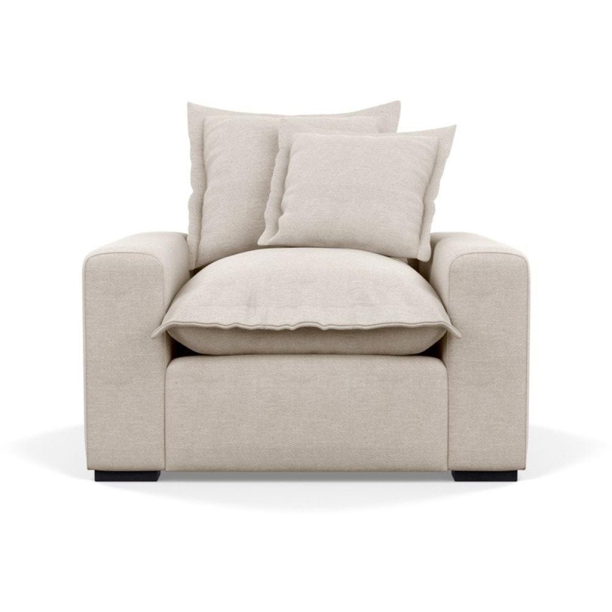 Heal's Brompton Armchair Smart Luxe Velvet Cognac Walnut Stain Feet - Heal's UK Furniture – image 100