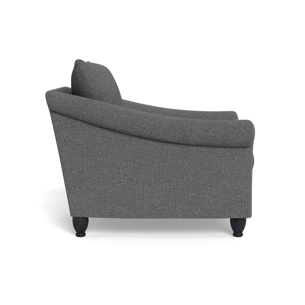 Heal's Devon Armchair Tejo Recycled Noir Dark Brown Stain Beech Feet - Heal's UK Furniture – image 3