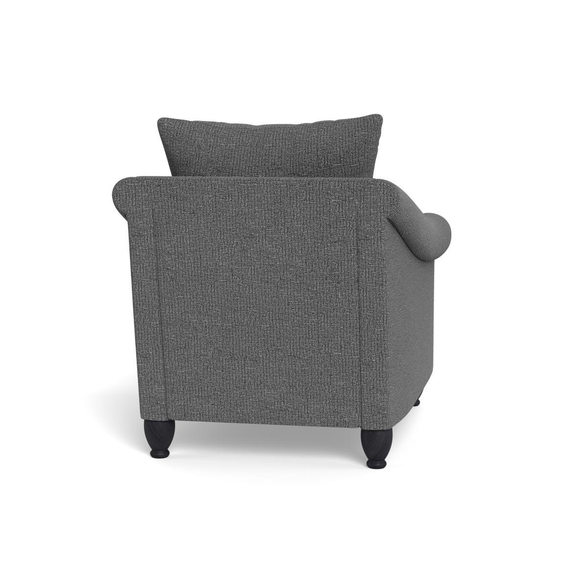 Heal's Devon Armchair Tejo Recycled Noir Dark Brown Stain Beech Feet - Heal's UK Furniture – image 5