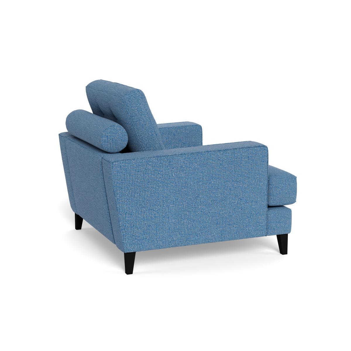 Heal's Mistral Armchair Tejo Recycled Cobalt Black Feet - Heal's UK Furniture – image 4