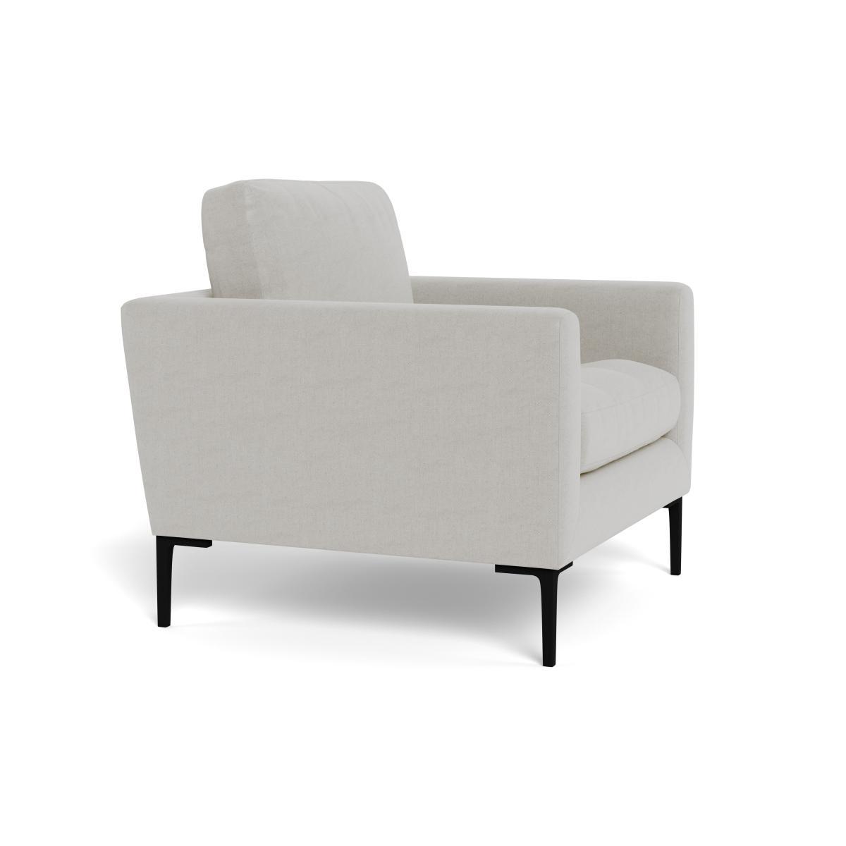 Heal's Eton Armchair Capelo LinenCotton Sea Salt Black Feet - Heal's UK Furniture – image 2